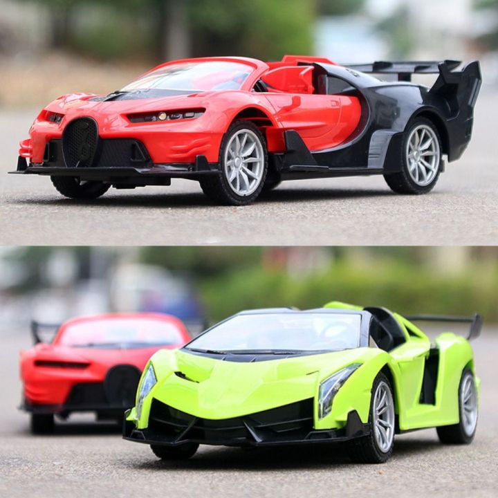 Mini Racer Remote Control Cars Radio Remote Control :24 Mini Racing Car with LED Light High Speed ...
