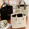 Women's Canvas Handbag Solid Color Women's Casual Large Capacity Travel Bag Creek. 