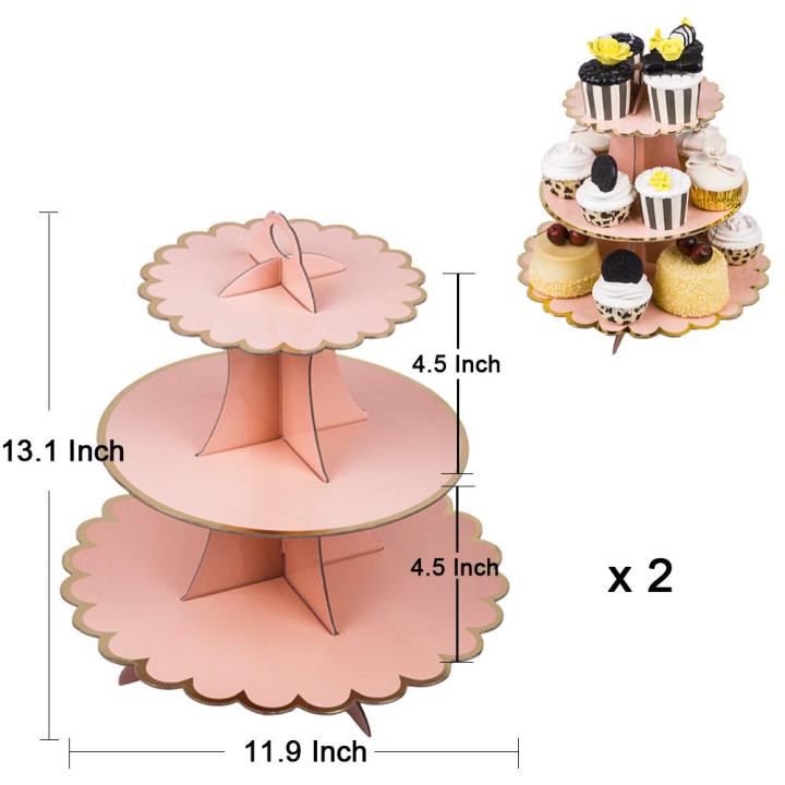 3 Tier Cup Cake Stand & Muffin Stand for Party