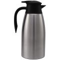fasdaga 2X Silver 304 Stainless Steel 2L Thermal Flask Vacuum Insulated Water Pot Coffee Tea Milk Jug Thermal Pitcher. 