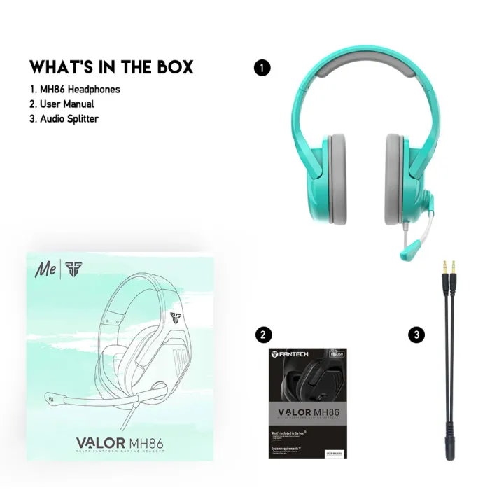 Fantech%20Valor%20Mh86%20Gaming%20Headset-%20Mint%20Edition%20-%20Image%204