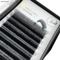 Ashunqiwen New style New Natural 4D W Shape Lashes Cilios Four Leaves C D W Eyelash Extension Private Label Wholesale Items Long Individual Lashes. 