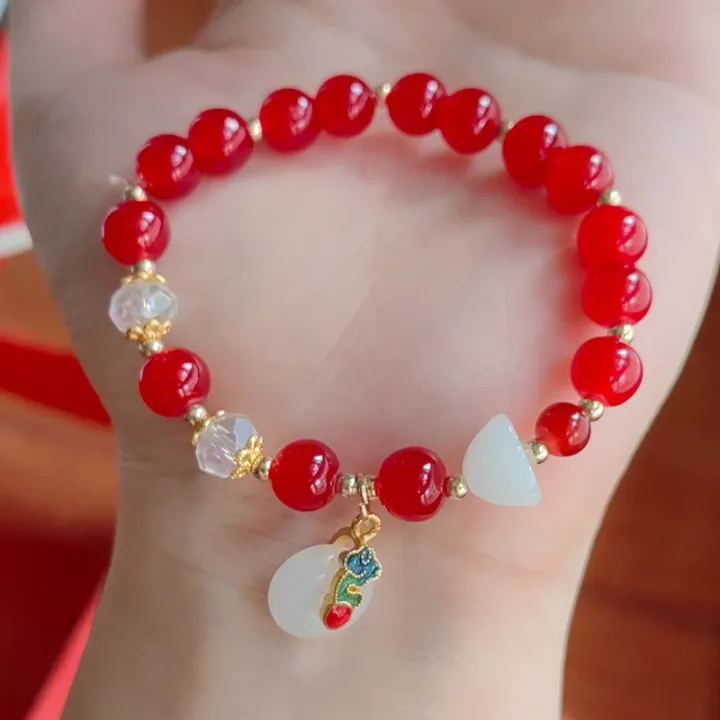%E3%80%90Mega%20Sale%E3%80%91New%20White%20Jade%20Pendant%20Female%20Gift%20Student%20Jewelry%20Candy%20Crystal%20Glass%20Bead%20Bracelet%20-%20Image%205