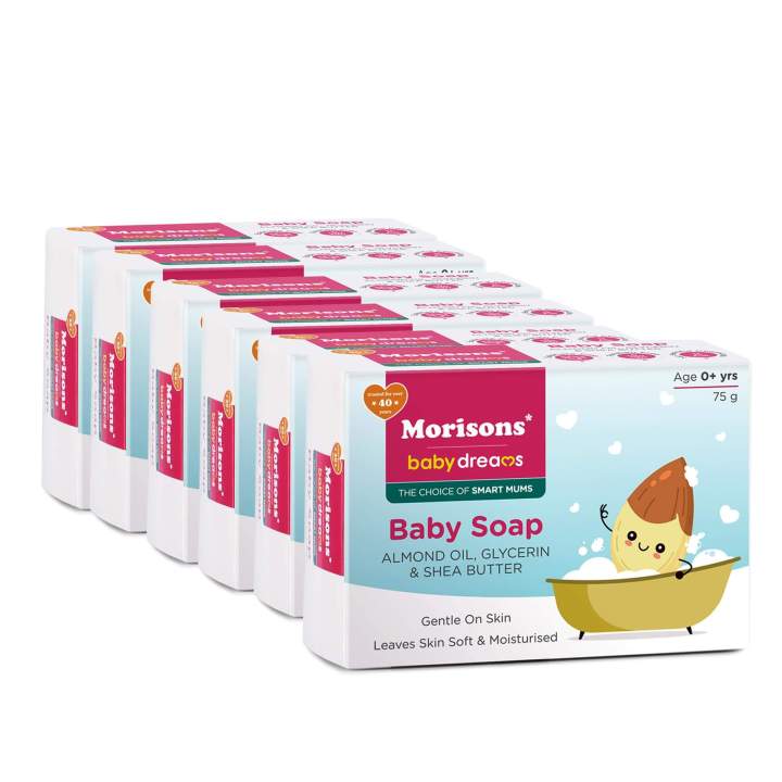 Morisons%20Baby%20Soap%20(75gm%20Per%20Bar,%20Choose%20Desired%20Packs%20of%201,4,6,12,24%20Bars)%20%7C%20450gm%20%7C%20From%20Aarav%20Mart%20%7C%20Aaravmart%20Arav%20Mart%20Aaravmart%20-%20Image%202