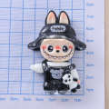 Cartoon Oversized Ice Transparent Labubu Costume DIY Resin Accessories Cream Glue Cup Fridge Magnet Decoration Materials. 