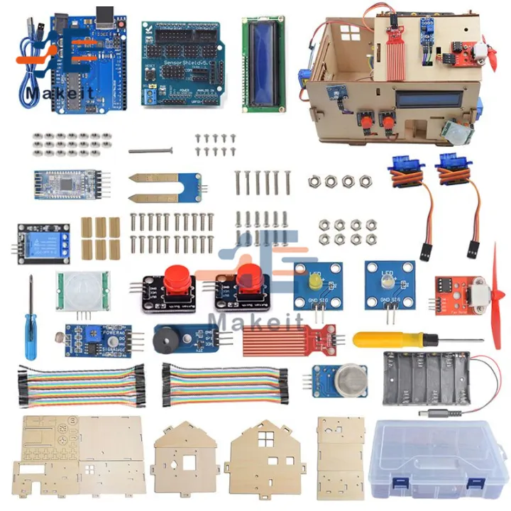Smart House Electronic Learning Kit Control Remotely House DIY Kit with ...