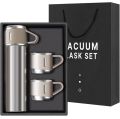 3 In 1 Vacuum Insulated Thermo Thermos Flasks Bottle 500ml With 3 Cups Gift Set. 