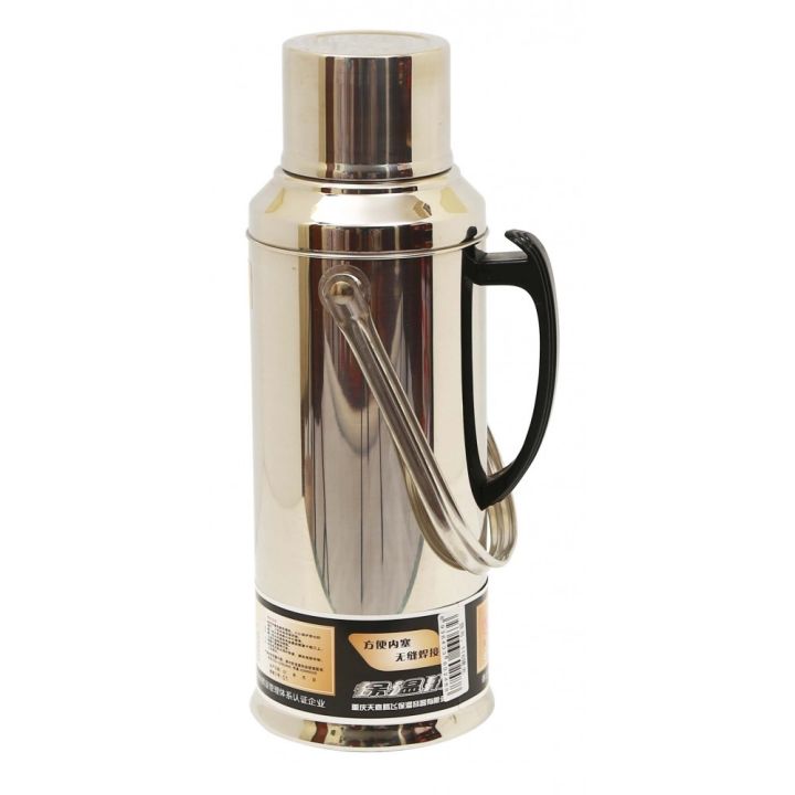 Steel Glass Vacuum Flask Thermos 2 Litre