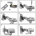 LED Hinge Light Universal Cabinet Cupboard Hinge LED Cool White. 