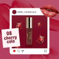 MARS Candylicious Colored Lip Gloss for Women | Hydrating & High Shine | Lightweight Weight | Non-Sticky | Enriched with Vitamin-E, Hyaluronic Acid & Avocado Ester (4.0ml) (08-Cherry COLA) Glossy. 