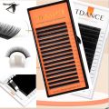 Wenefang TDANCE Classic Eyelash Extension 16 Rows Soft Faux Mink Lashes Russian Volume Makeup Eyelashes Professionals Individual Eye Lash. 