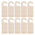 20PCS Unfinished Wood Door Knob Hangers Door Knob Signs DIY Craft E. 