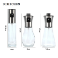 DISICHEN New style 200ml Oil Spray Bottle Stainless steel Kitchen Cooking Olive Oil Dispenser Camping BBQ Vinegar Soy Sauce Sprayer Containers. 