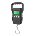 Black 60Kg/10G LCD Digital Hanging Scale Kit USB Recharged Crane Hook Scales Courier Luggage Home Weighing Balance Tools Set Kit. 