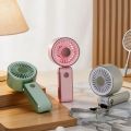 Compact Foldable Portable Electric Fan Quiet Operation 3 Speeds Neck Hanging Small Fan Low Noise Rechargeable Personal Cooling Fan Indoor Outdoor Use. 