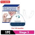 1/3PCS Teeth Corrector Tooth Orthodontic Trainer Braces Trainer for Teeth Alignment 3 Phases for Adults Tooth Care Tools. 