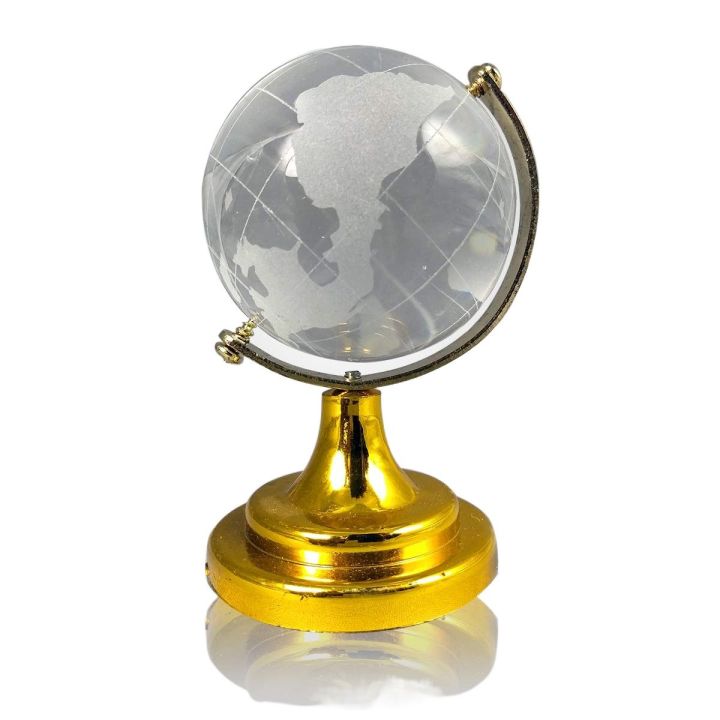 Feng Shui Crystal Glass Globe for Home, Office, Table, Success, Growth, Education, Financial Luck and Business, Good Luck and Prosperity