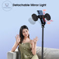 Long Selfie Stick Tripod With Lights Wireless Remote 170cm. 