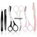 Difutagui Eyebrows Trimmer Tweezers Scissor With Comb For Eyebrows Makeup 2025 Tools Accesories Hair Removal Shaver Sets Kit Beauty. 