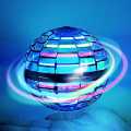 Hand Operated Ufo Mini Drone Ball With 360°Rotating And Rgb Led Lights Effect, Boomerang Back Quadcopter. 
