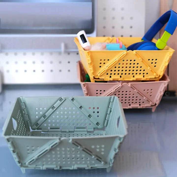 Folding%20Basket%20Collapsible%20Crates%20Cute%20Gifts%20Container%20Rectangle%20Bin%20Fruit%20Vegetable%20Holder%20Foldable%20Drain%20Basket%20for%20Kitchen,Bedroom%20-%20Image%206