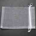 ARELENE 150 Pieces 4 By 6 Inch Organza Gift Bags Drawstring Jewelry Pouches Wedding Favor Bags (White). 