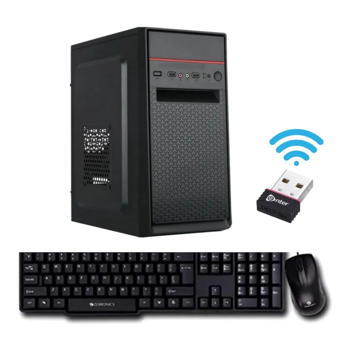Computer Duo Computer Set with Core 2 Duo, 4GB DDR3 RAM, 128GB SSD, without Monitor ...