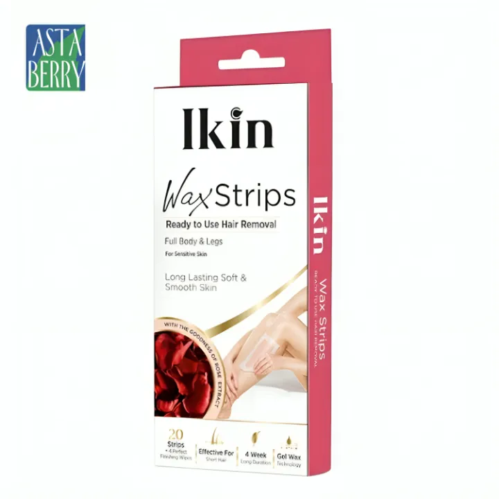 Astaberry Wax Strip With Goodness Of Rose Extract For Sensitive Skin- 20 Strips