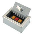 JINMY 2X Garage Door Opener, Electric Door Roll Switch Lock Box, Mounted Concealed Button Switch A. 