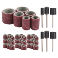 66 Pcs Drum Set 60 Pcs Sanding Bands and 6 Pcs Drum Mandrels. 