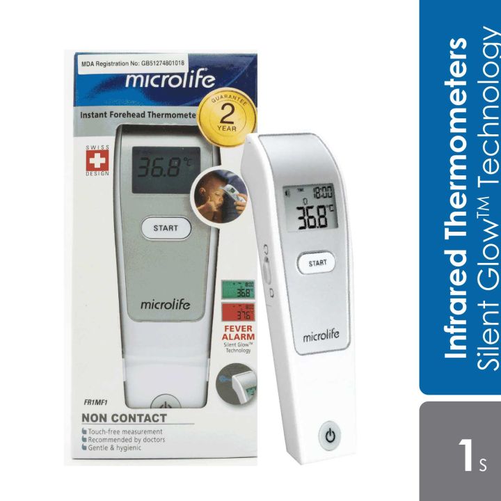 Microlife-Infrared Digital Thermometer FR1MF1, 1pcs