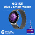 Linman Noise Diva 2 Fashion Smart Watch for Women - Sleekest Dial, 36mm AMOLED Display, Snug Fit, Imp【2025 Version】roved Female Cycle Tracker, BT Calling, Sleep Tracking, AI Voice Assistant, Password Protection. 