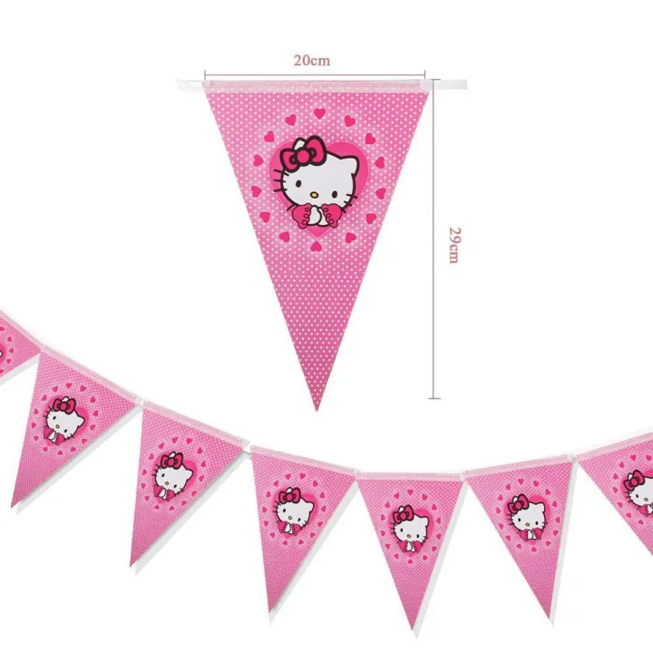 Bizzy%20Hello%20Kitty%20Flag%20Banner%20For%20Birthday%20Party,%20Celebrations%20and%20Decorations%20-%20Image%202