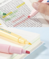 6 Pcs Dual Tip Color Highlighter Marker Pen Set. 