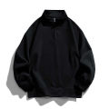 Unisex Soft Cotton Half Zip Cool Chain Pullover. 