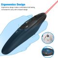 PowerPoint Clicker Black Pointer Pen 2.4GHz Compact USB Red Light Slide Advancer Office. 