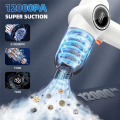 1Set Cordless Car Vacuum Cleaner 9000PA Mini Wireless Handheld Car Vacuum Cleaner 3 in 1 Portable Vacuum Cleaner ABS for Car Home. 