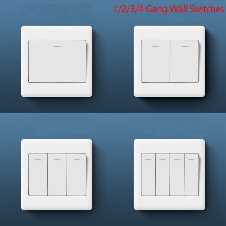 Compact Light Switch Panel High Quality 1Way Button Wall Switches Home Accessories Durable Wall ...
