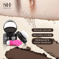 2024 Sevich New Hairline Powder 4g Black Root Cover Up Instant Waterproof 2025新款，Jinnikaiji Hair Line Shadow Powder Hair Concealer Coverage Makeup. 