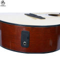 Manaslu MG5 Semi - Acoustic Guitar With Package | Semi Acoustic Guitar For Beginners | Glossy Body Acoustic Guitar. 
