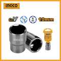 INGCO 1/2" Hexagonal socket 8MM/12MM/14MM/17MM/21MM/24MM. 