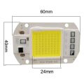 AC 220V 50W High Power LED COB Chip with Smart IC Driver, Integrated SMD LED COB Light Source For DIY Spotlight & Flood Light. 