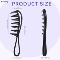 Sutuiying Barber Men Oil Head Wide Tooth Comb Shark Plastic Comb Hair Clipper New Curling Hairdressing Massage Comb Salon Barber Stlying Tools. 