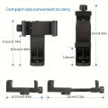 360° Mobile Holder for Tripod Camera Stand Clip Bracket Monopod Mount Adapter. 