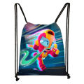 New Fortnite Cartoon Kids Primary School Students Polyester Outdoor Portable Drawstring Backpack Drawstring Bag Drawstring Bag. 