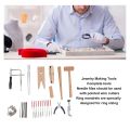 JAERBEE Jewelry Making Tools Jeweler Saw Frame Blade Wire Cutter Needle File Ring Mandrel Jewelry Tool Set for Jewelry Making. 