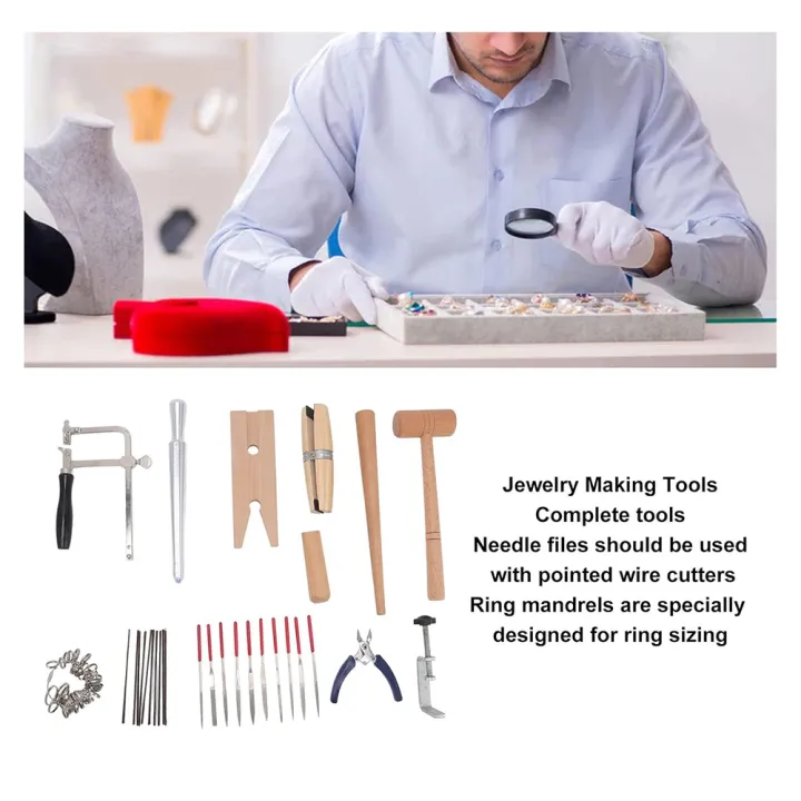 JAERBEE%20Jewelry%20Making%20Tools%20Jeweler%20Saw%20Frame%20Blade%20Wire%20Cutter%20Needle%20File%20Ring%20Mandrel%20Jewelry%20Tool%20Set%20for%20Jewelry%20Making%20-%20Image%207