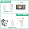 Bizzy Portable Nose Wax Kit for Man and Women Painless Paper-Free Nose Hair Removal Cleaning Waxing Beans Depilation Kit Nose Clipper. 