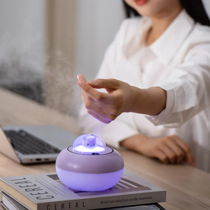 300Ml%20Cute%20Cat%20Air%20Humidifier,%20H2O%20Cute%20Pet%20Humidifier%20Aroma%20Diffuser%20Usb%20Ultrasonic%20Mist%20Maker%20With%20Colorful%20Night%20Lights%20Air%20Purifier%20Nano%20Mist%20Spray%20-%20Image%204