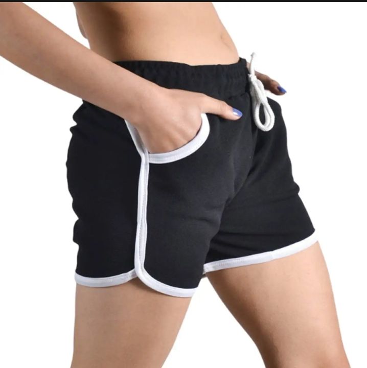 Strechable Cotton Booty Shorts By Arushi